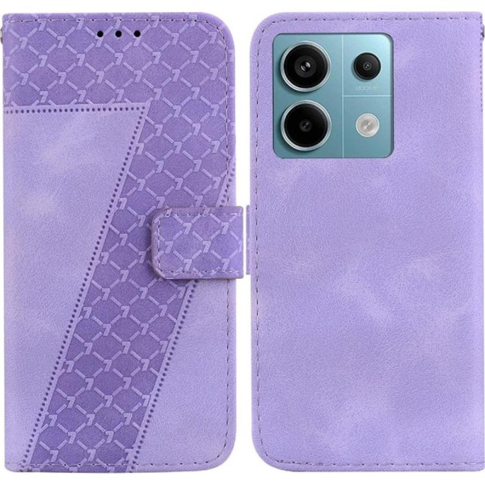 Telefon Kılıfı Için Xiaomi Redmi Not 13 Pro 5g Kabartmalı Desen Pu Deri (Yurt Dışından) - Mor - Redmi Note 13 Pro 5G Cep Telefonu Kılıfı Fiyatı