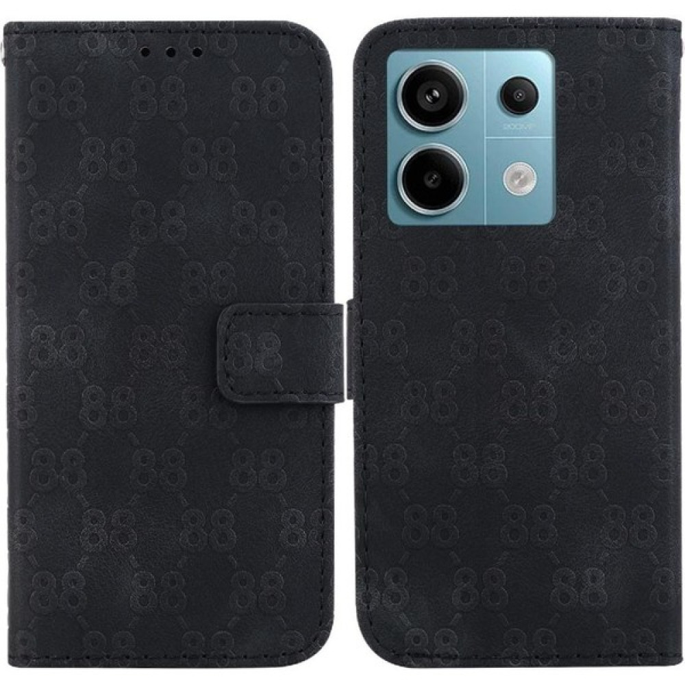 Telefon Kılıfı Için Xiaomi Redmi Not 13 Pro 5g Kickstand Pu Deri Kart 8 (Yurt Dışından) - Siyah - Redmi Note 13 Pro 5G Cep Telefonu Kılıfı Fiyatı