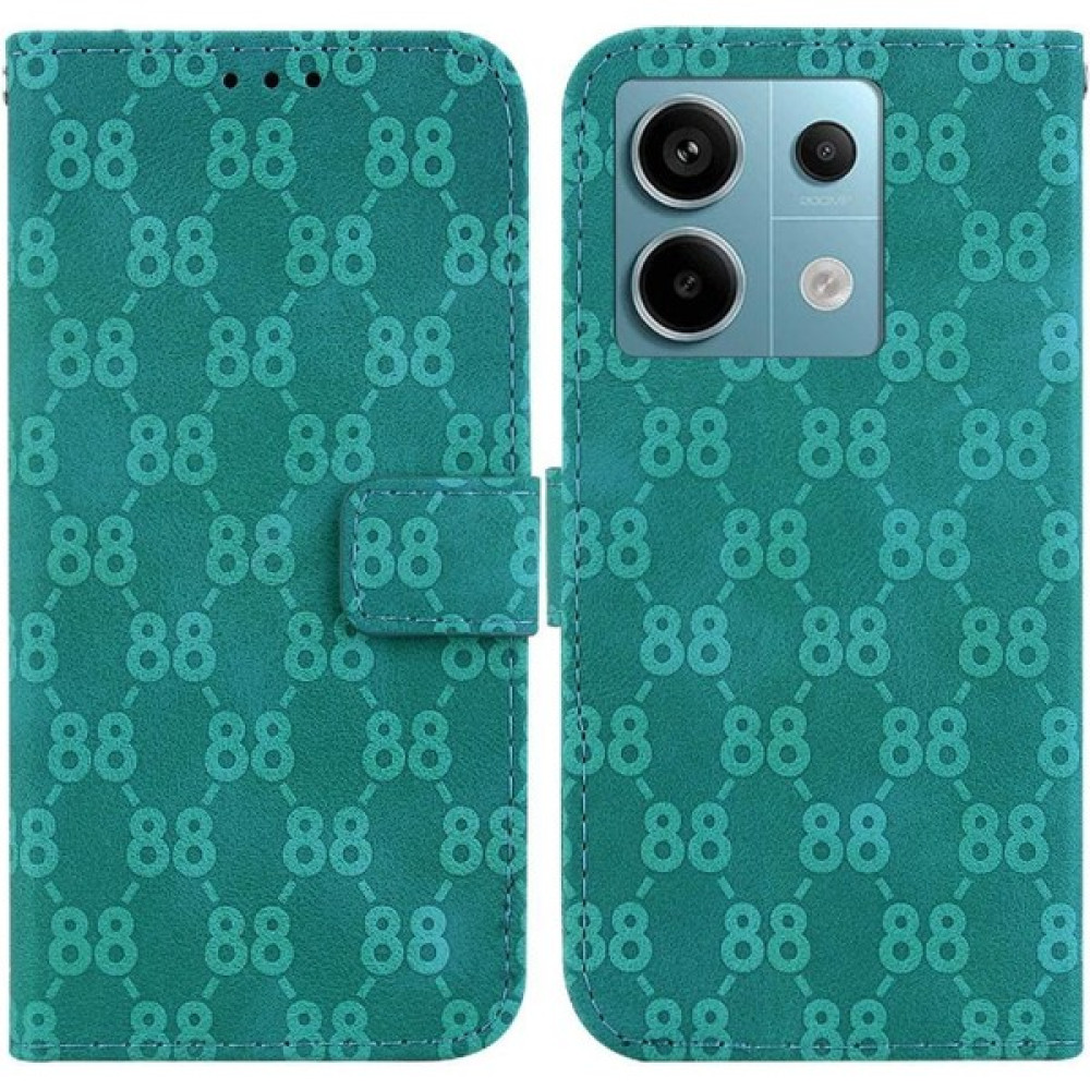 Telefon Kılıfı Için Xiaomi Redmi Not 13 Pro 5g Kickstand Pu Deri Kart 8 (Yurt Dışından) - Yeşil - Redmi Note 13 Pro 5G Cep Telefonu Kılıfı Fiyatı