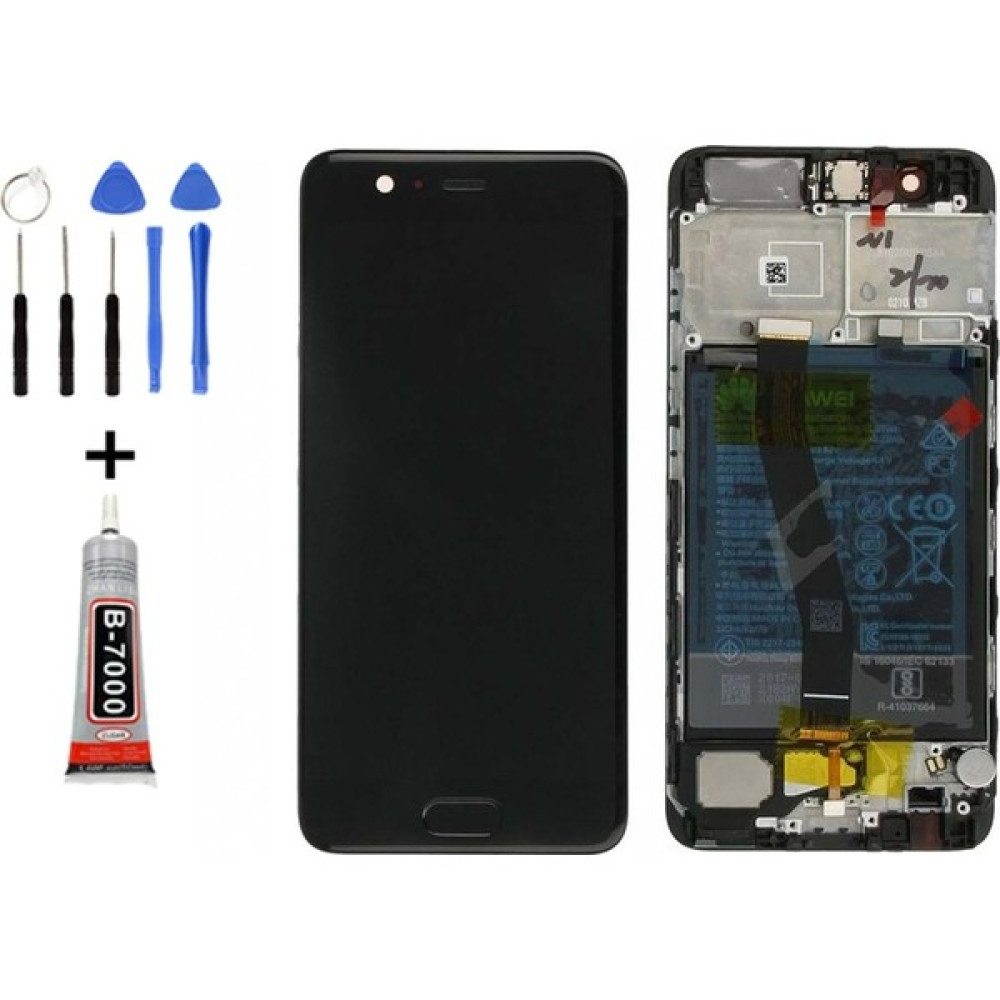 Telefon Kulübesi Huawei P10 LCD Ekran Dokunmatik + Tamir Seti Beyaz Cep Telefonu Ekranı Fiyatı