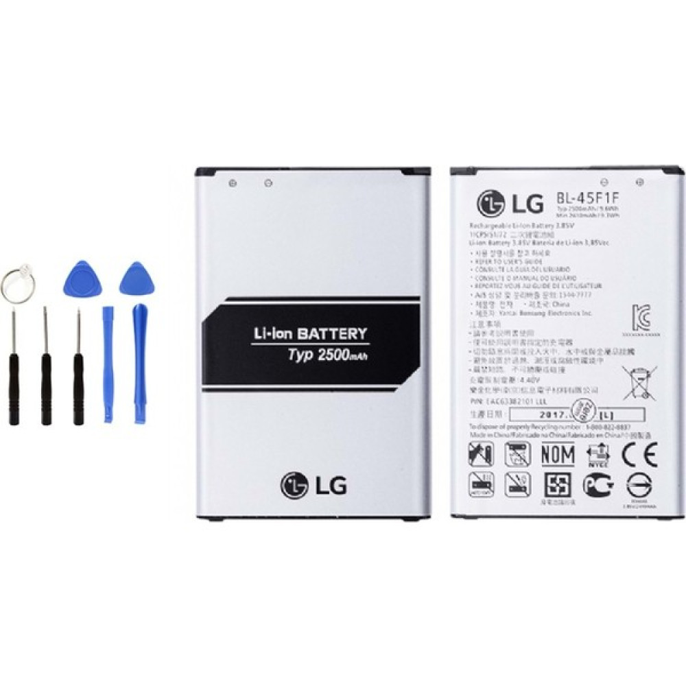 Telefon Kulübesi Lg K8 (2017) Batarya Pil + Tamir Seti Cep Telefonu Bataryası Fiyatı