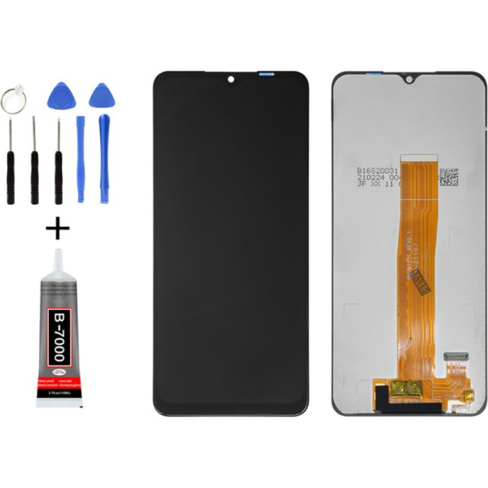 Telefon Kulübesi Samsung M12 M127 LCD Ekran Dokunmatik Tamir Seti Hediye !!! - Siyah Cep Telefonu Ekranı Fiyatı