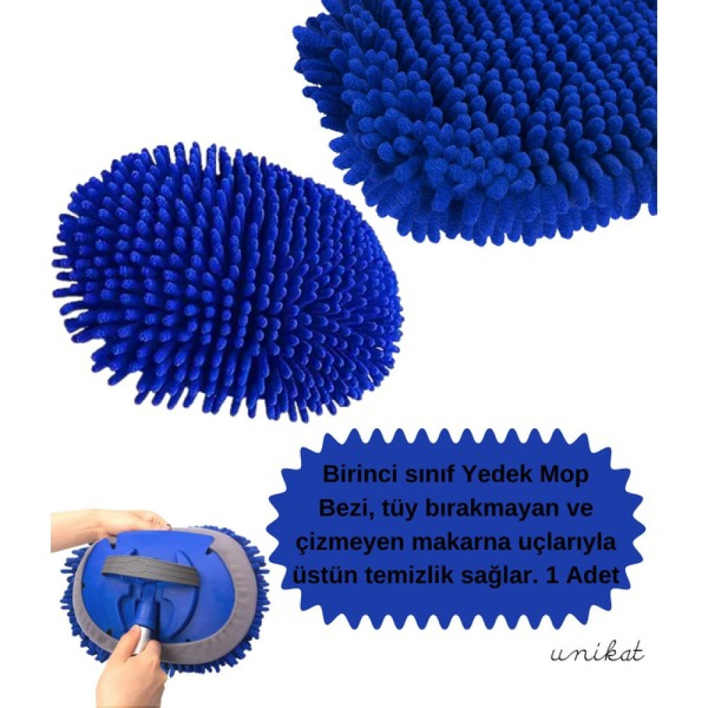 Teleskopik Mikrofiber Araç Yıkama Fırçası Yedek Mop Başlığı Mavi 1 Adet Oto Yıkama Ürünleri Fiyatı