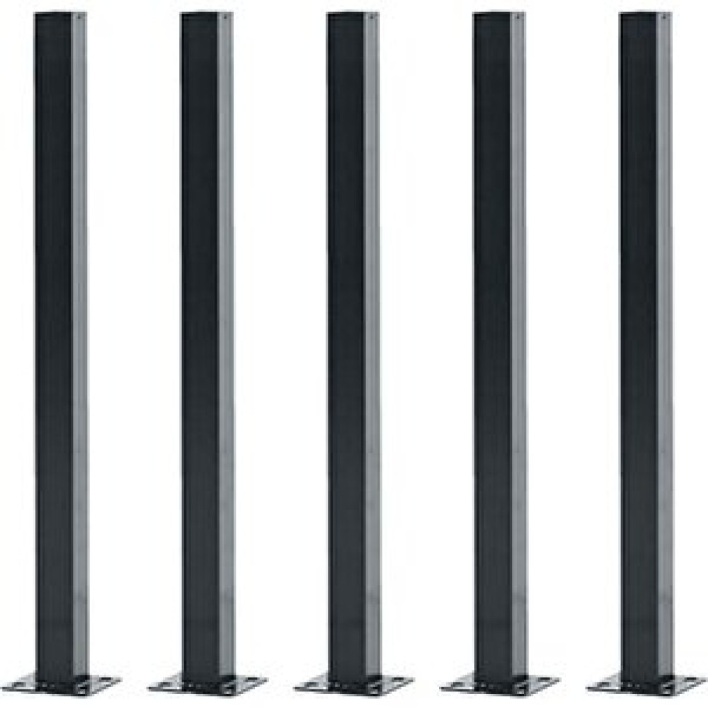 Telfence 100 Cm Panel Çit Direği 5 Adet Siyah Bahçe Çiti Fiyatı