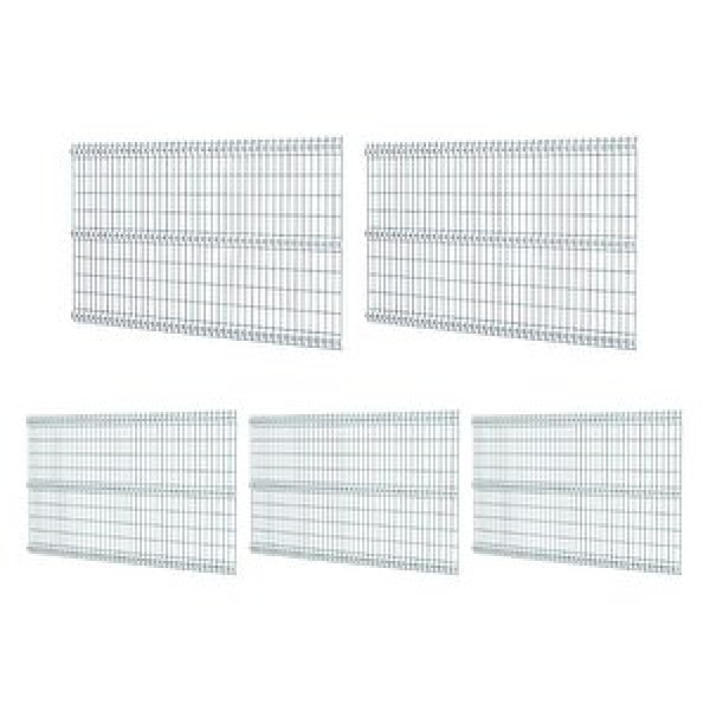Telfence 75 Cm 5 'li Panel Çit Teli Çift Telli Avantaj Paketi 12.5 Metre Antrasit Bahçe Çiti Fiyatı