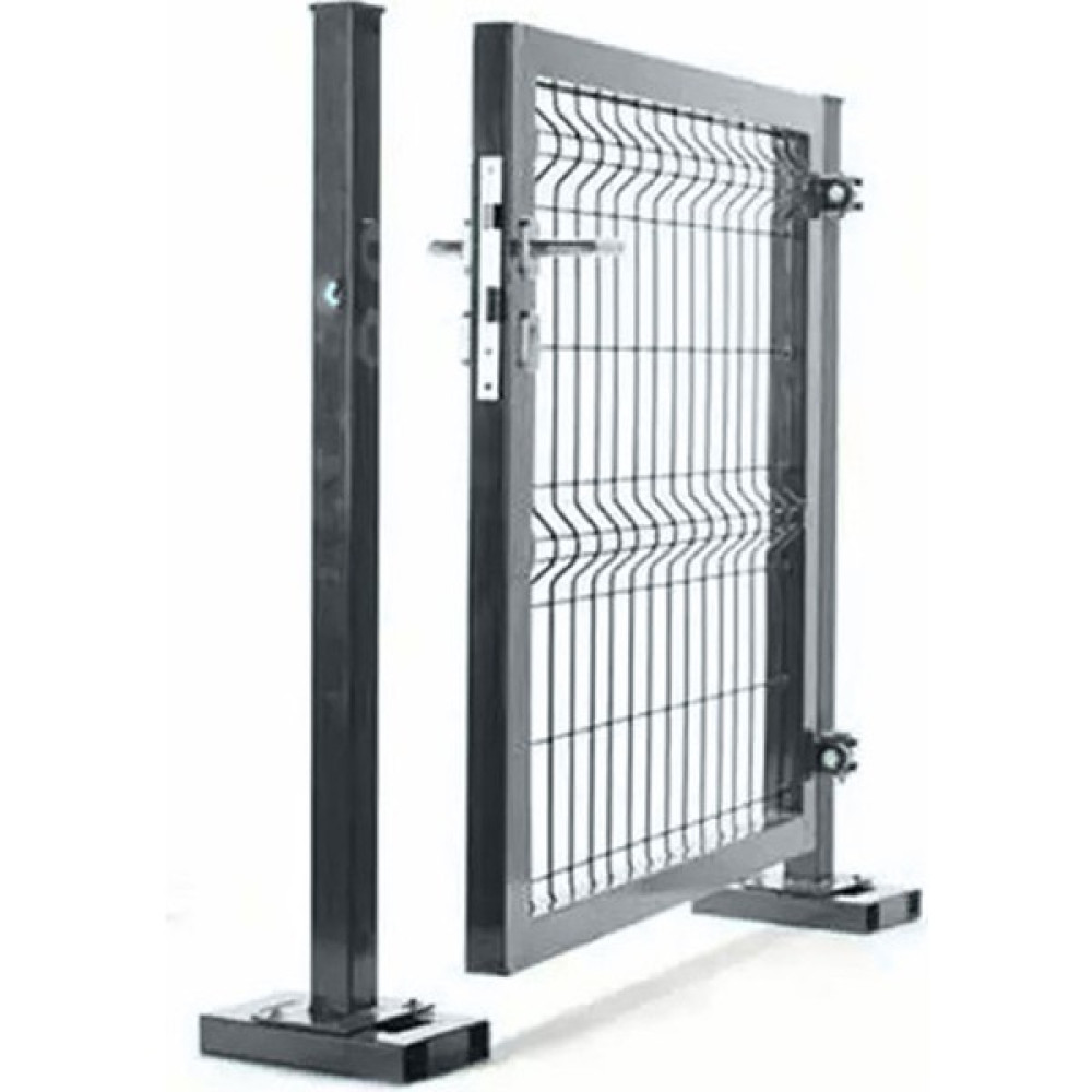 Telfence Kanatlı Panel Çit Kapı Göbek Kilitli Antrasit - 150x100 Cm Bahçe Çiti Fiyatı