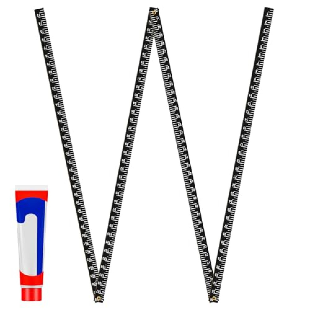 Tellegloww Oil Tank Measuring Stick and Water Finding Paste, Wood Measuring Stick Ruler 4 Fold to 126" Fuel Tank Gage tool