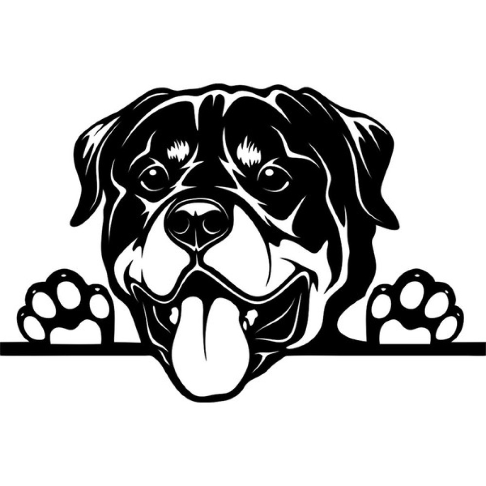 Tellgraf Köpek Figürlü Araç Sticker - 30x20 cm - Siyah Oto Boyaları Fiyatı