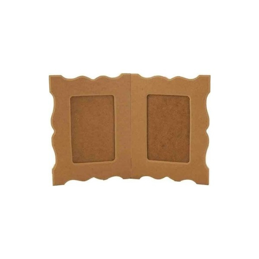 Telli Kavrak Ahşap Çerçeve 7 - Boyanabilir Ham Mdf - (24CM x 37CM ) Yardımcı Malzeme Fiyatı