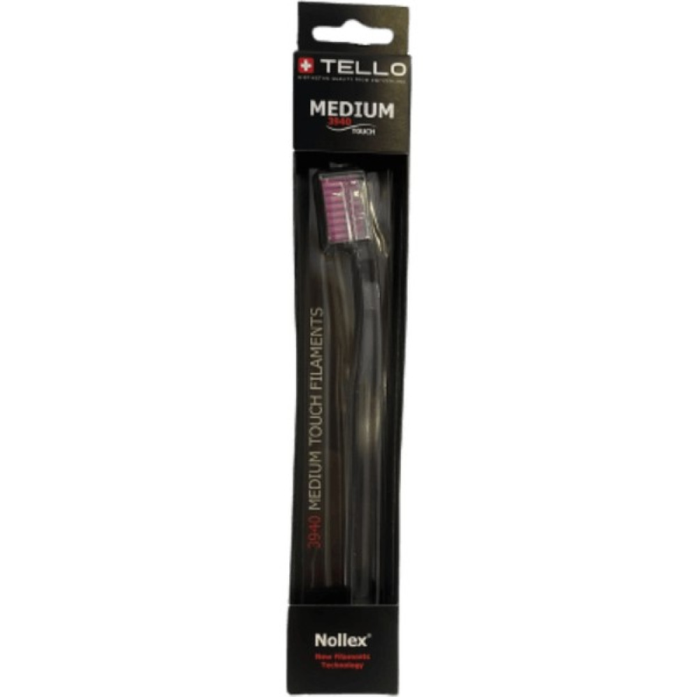 Tello 3940 Medium Diş Fırçası-Koyu Pembe Fırça Diş Fırçaları Fiyatı