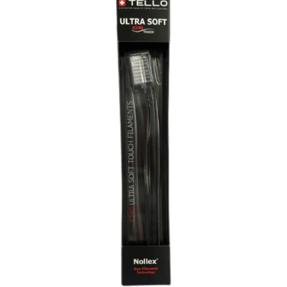 Tello 6240 Ultra Soft Diş Fırçası-Siyah Sap Diş Fırçaları Fiyatı