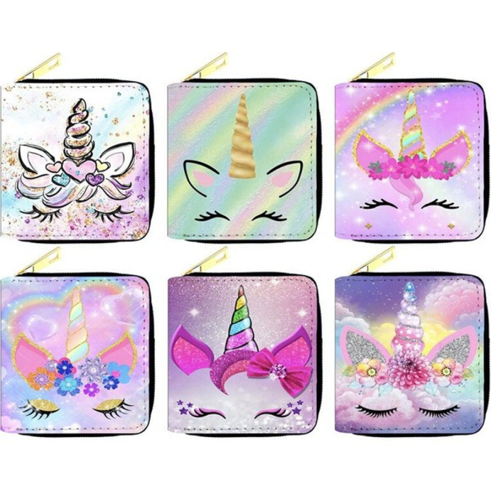 Telmba Yeni Sevimli Unicorn Kadın Erkek Küçük Cüzdan Pu Deri Küçük Bozuk Para Cüzdanı Kredi Kartı Kılıfı Kız Erkek Portefeuille (Yurt Dışından) Erkek Cüzdan Fiyatı