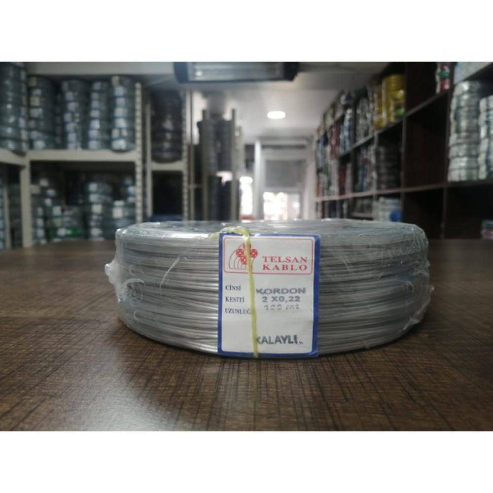 Telsan 2X0.22MM Kordon Kablo Elektrik ve Hoparlör Kablosu Beyaz - 50 m Oto Boyaları Fiyatı