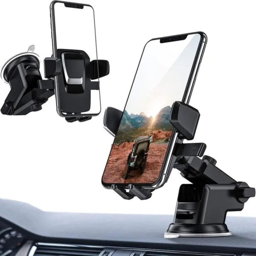Telvesse Otomatik Araç Içi Telefon Tutucu Uzayan Kademeli Ayarlı Vantuzlu Araba Torpido Telefon Tutacağı - Siyah Cep Telefonu Tutucu Fiyatı
