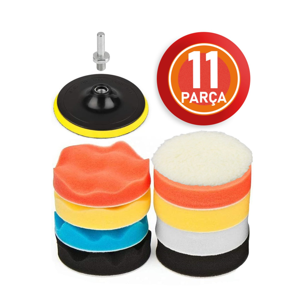 Telvesse Pasta Cila Polisaj Süngeri Seti 115mm Matkap Uyumlu Pasta Cila Parlatma Pedi Seti 11 Parça Oto Bakım Oto Bakım & Temizlik Ürünleri Fiyatı
