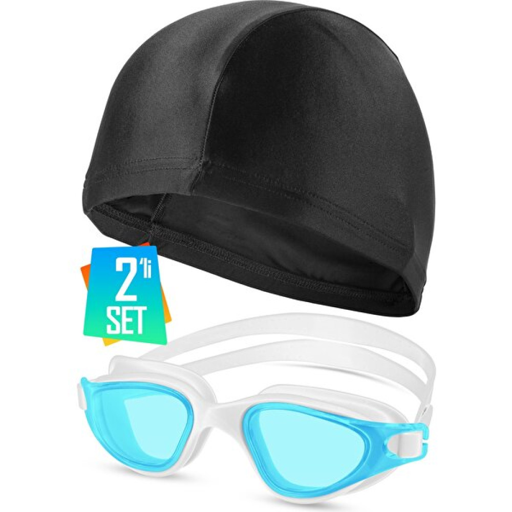 Telvesse Swimmer Pro Buğu Yapmaz Antifog Yüzücü Gözlüğü Bone Set Uv Korumalı Yüzme Havuz Deniz Gözlük Turkuaz Yüzücü Gözlüğü Fiyatı