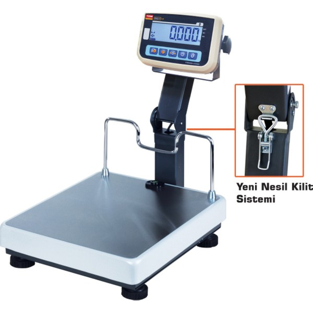 Tem Eko LCD Ekran Kırılır Boyun Tartım Baskül 150 kg 35 x 40 cm Ölçüm Aletleri / Cihazları Fiyatı