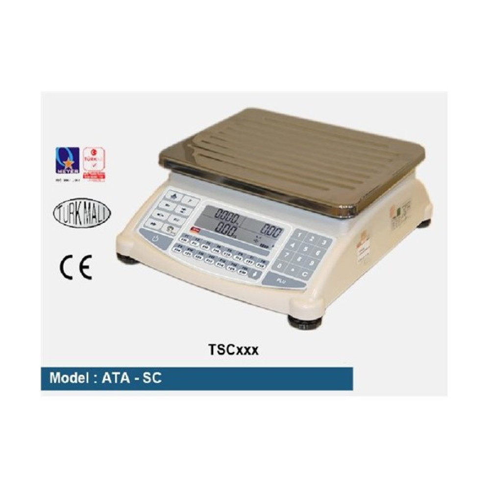 Tem Terazi Ata Sc 60 Kg 2 G Sayıcı Terazi Ölçüm Aletleri / Cihazları Fiyatı