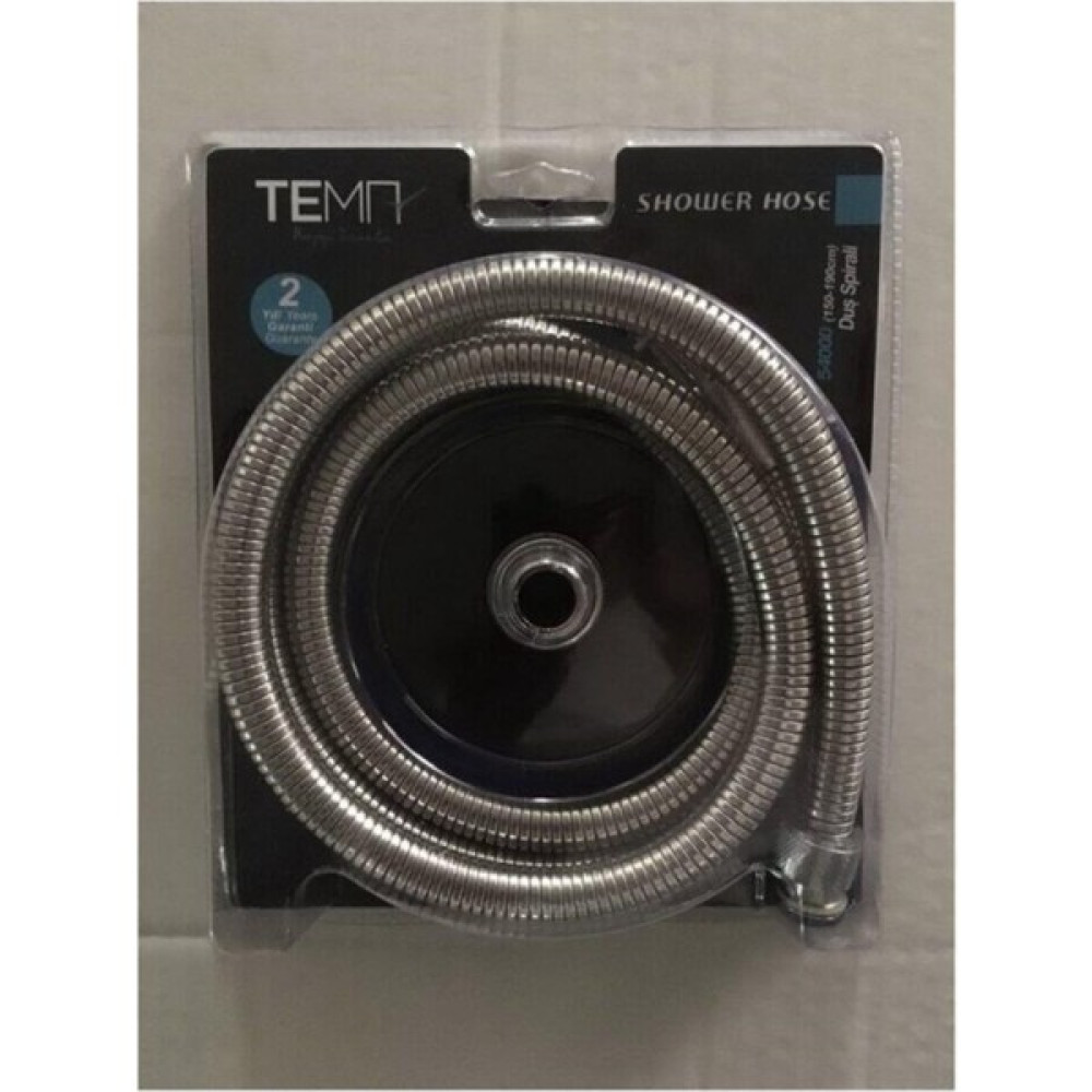 Tema Duş Spiral Hortumu ( 150-190CM) Krom Duş Zinciri 54000 Tema Duş Seti Fiyatı