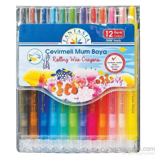 Temat Fantasia 159173 12 Renk Çevirmeli Mum Boya Mum Boya Fiyatı