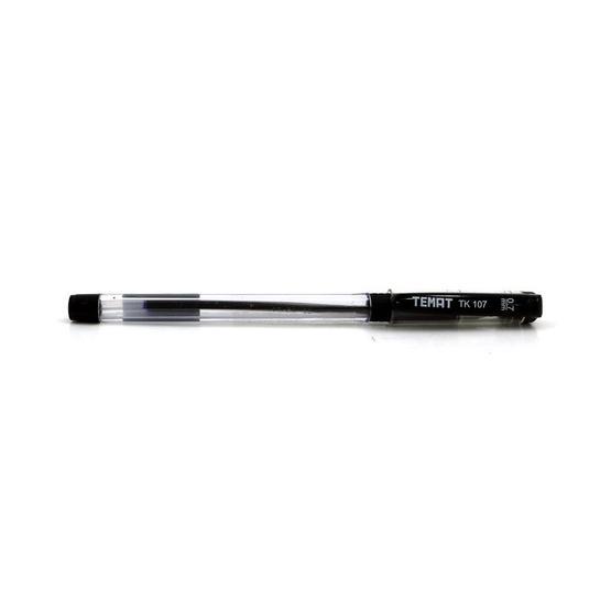 Temat TK-107 Siyah 0.7 mm Tükenmez Kalem