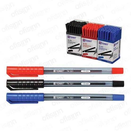 Temat TK-501 Mavi Tükenmez Kalem