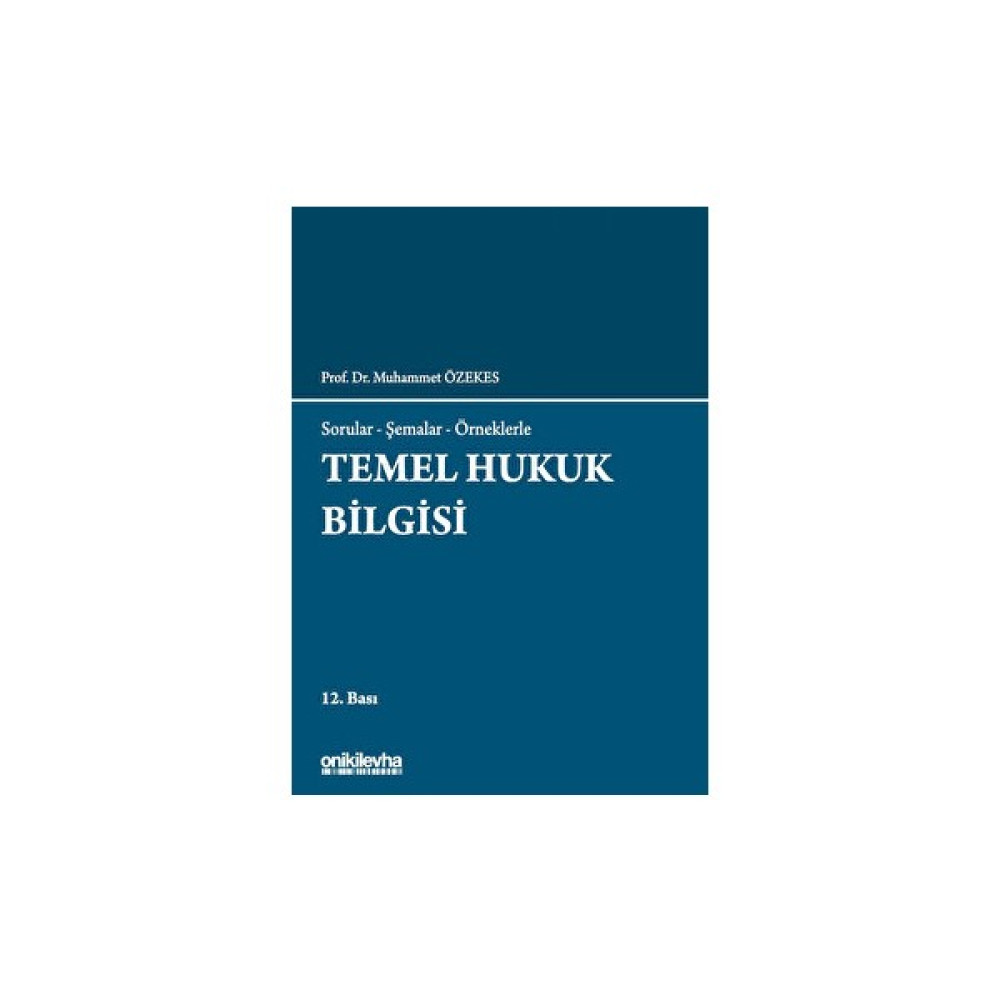 Temel Hukuk Bilgisi Genel Hukuk Fiyatı