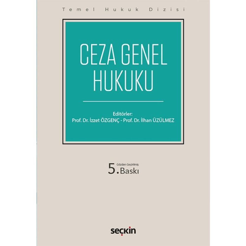 Temel Hukuk Dizisi Ceza Genel Hukuku (Thd) Hukuk Kitapları Fiyatı