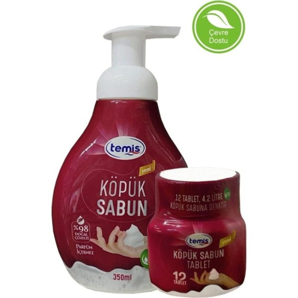Temis Köpük Sıvı Sabun Tablet + Şişe Hediye - 4,2 lt Sabunlar Fiyatı