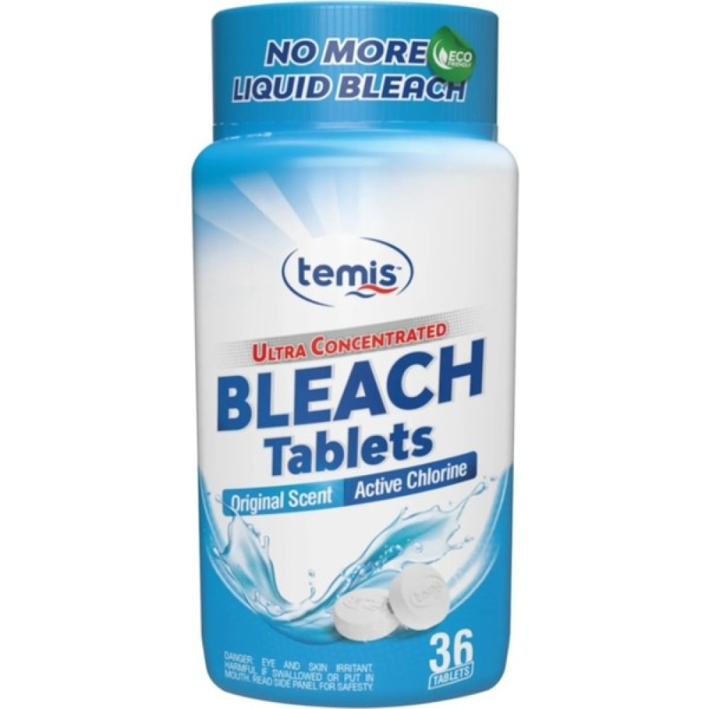 Temis Yeni Nesil Çamaşır Suyu Tableti & Fosfat Içermez (1 Paket = 36 Tablet) = 5 Litre Eşdeğer - 5 lt Çamaşır Yıkama Fiyatı