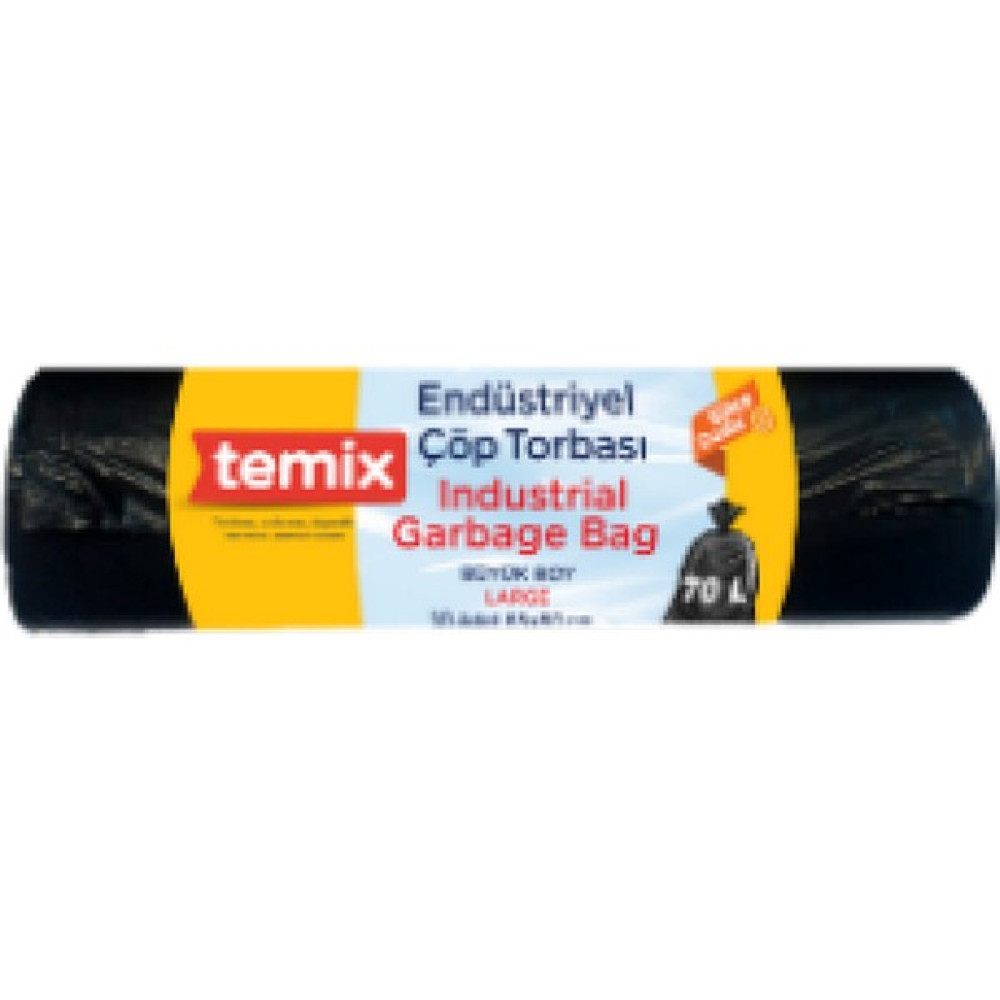 Temix Büyük Boy Çöp Poşeti 65x80 cm (1x10 Adet) - 65 x 80 cm Oto Boyaları Fiyatı
