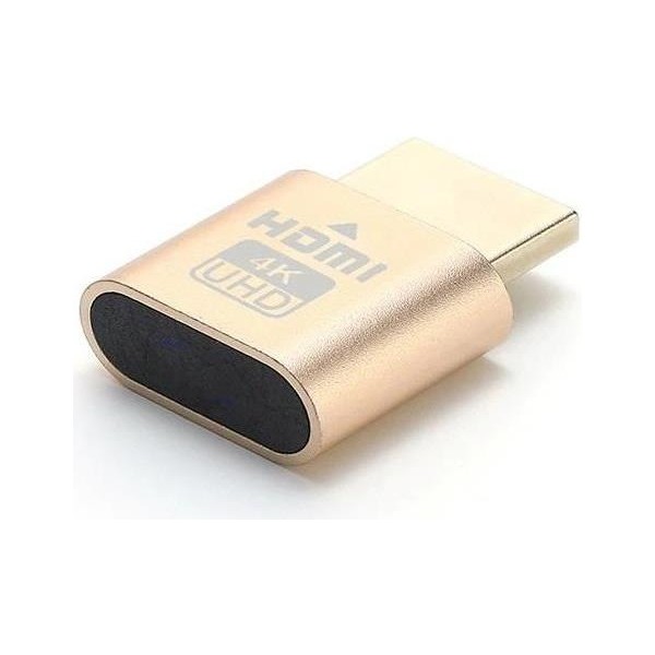 Temiz Pazar HDMI 4K UHD Dummy Plug Minning Bitcoin Sanal Monitör Ekran Kartı Emülatörü Bilgisayar Çevirici ve Adaptörü Fiyatı