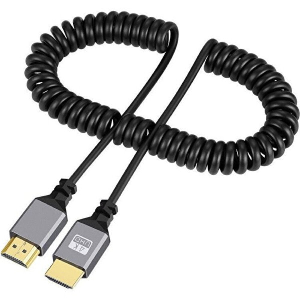 Temiz Pazar HDMI Spiral Yaylı Uzayabilen Fullhd 4K 60Hz UHD Kablo (0.5-2 Metre) Bilgisayar Çevirici ve Adaptörü Fiyatı