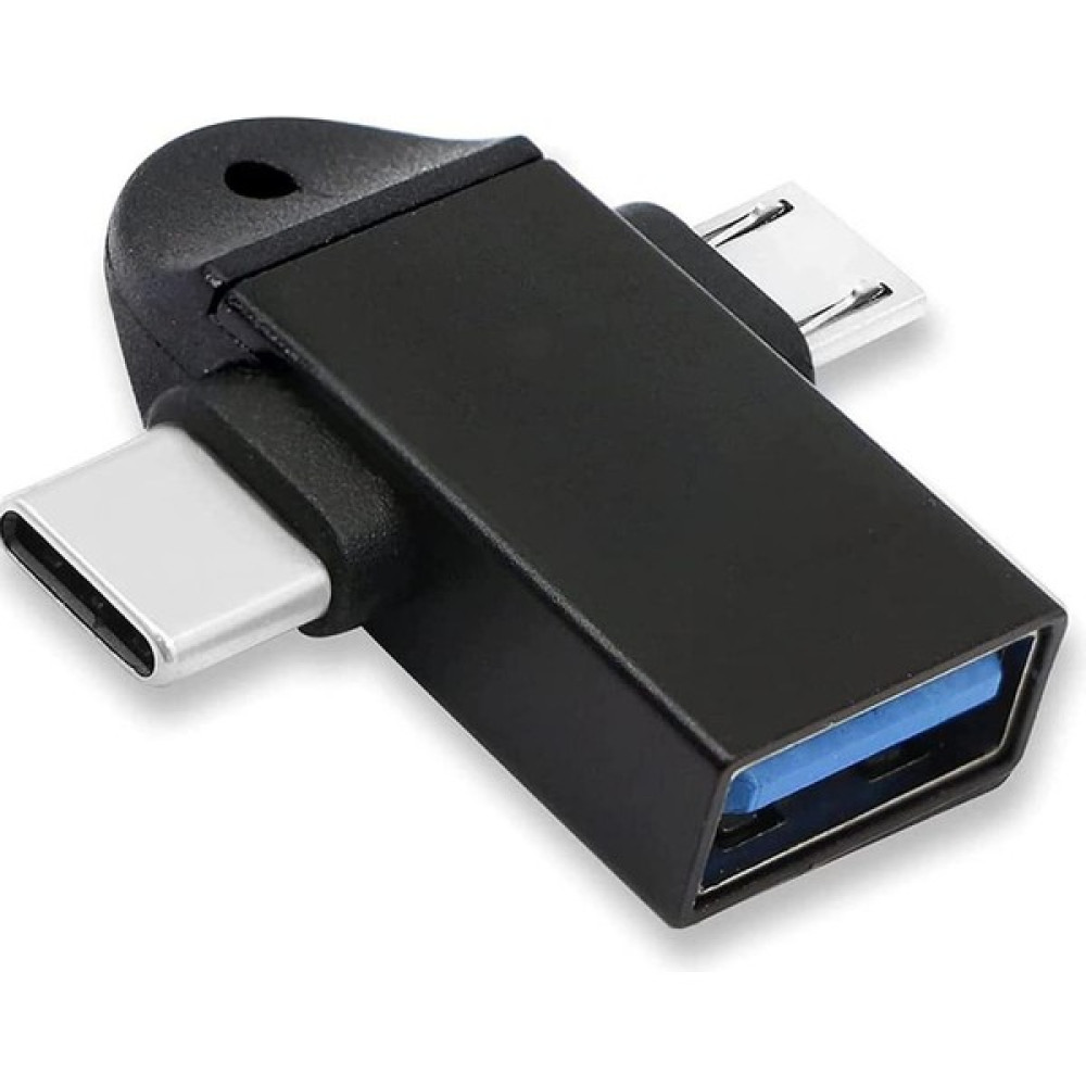 Temiz Pazar Micro USB Type-C 3 In 1 Dönüştürücü Çevirici Adaptör Otg Tablet Aksesuarı Fiyatı