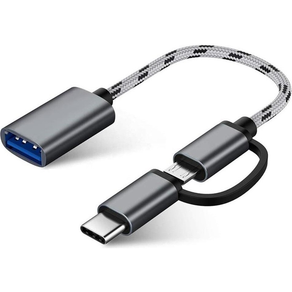 Temiz Pazar USB 3.0 Otg To Type C Micro USB Data Şarj Çevirici Dönüştürücü Adaptör Bilgisayar Çevirici ve Adaptörü Fiyatı