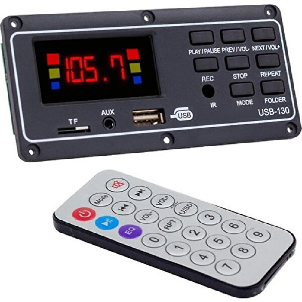 Temiz Pazar Usb/sd/mıc/aux/bluetooth Kumandalı Ekranlı Oto Teyp Çevirici Dijital Player Board Oto Teypleri Fiyatı