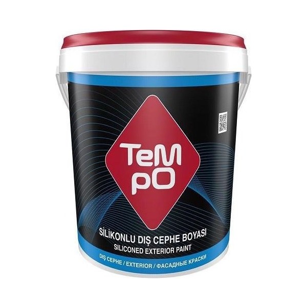 Tempo Silikonlu Dış Cephe Boyası - Beyaz 15 Lt Boyalar Fiyatı