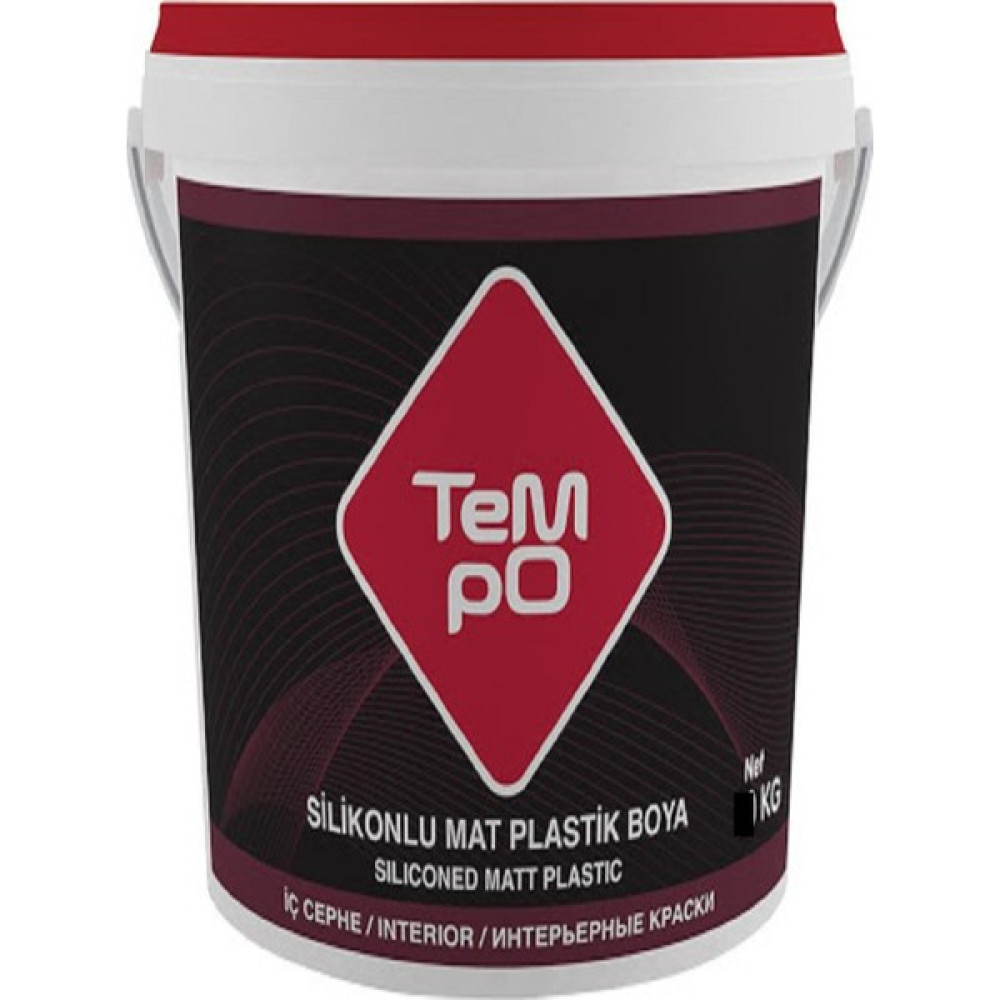 Tempo Silikonlu Mat iç cephe duvar boyası 3.5 kg Bal Sarısı İç Cephe Duvar Boyası Fiyatı