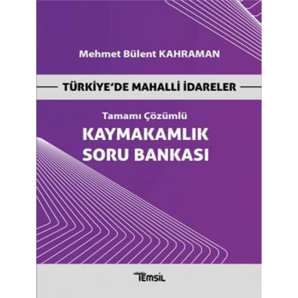 Temsil Kitap Kaymakamlık Soru Bankası Türkiye'de Mahalli Idareler Tamamı Çözümlü Görevde Yükselme Sınavları Kitapları Fiyatı