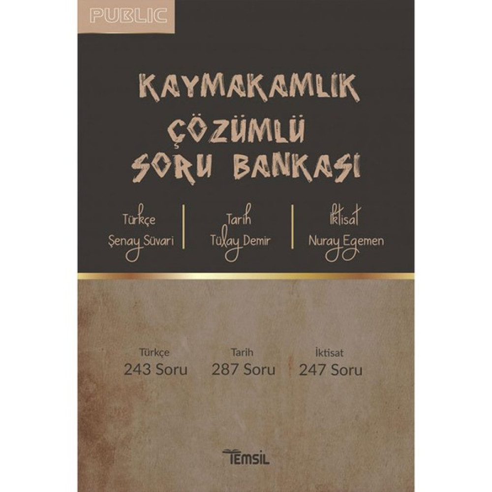 Temsil Kitap Public Kaymakamlık Soru Bankası Görevde Yükselme Sınavları Kitapları Fiyatı