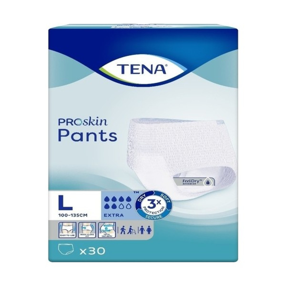 Tena 6 Damla Plus Emici Külot 30'lu Large Büyük Hasta Bezi - L - Beyaz Hasta Bezleri ve Temizliği Fiyatı