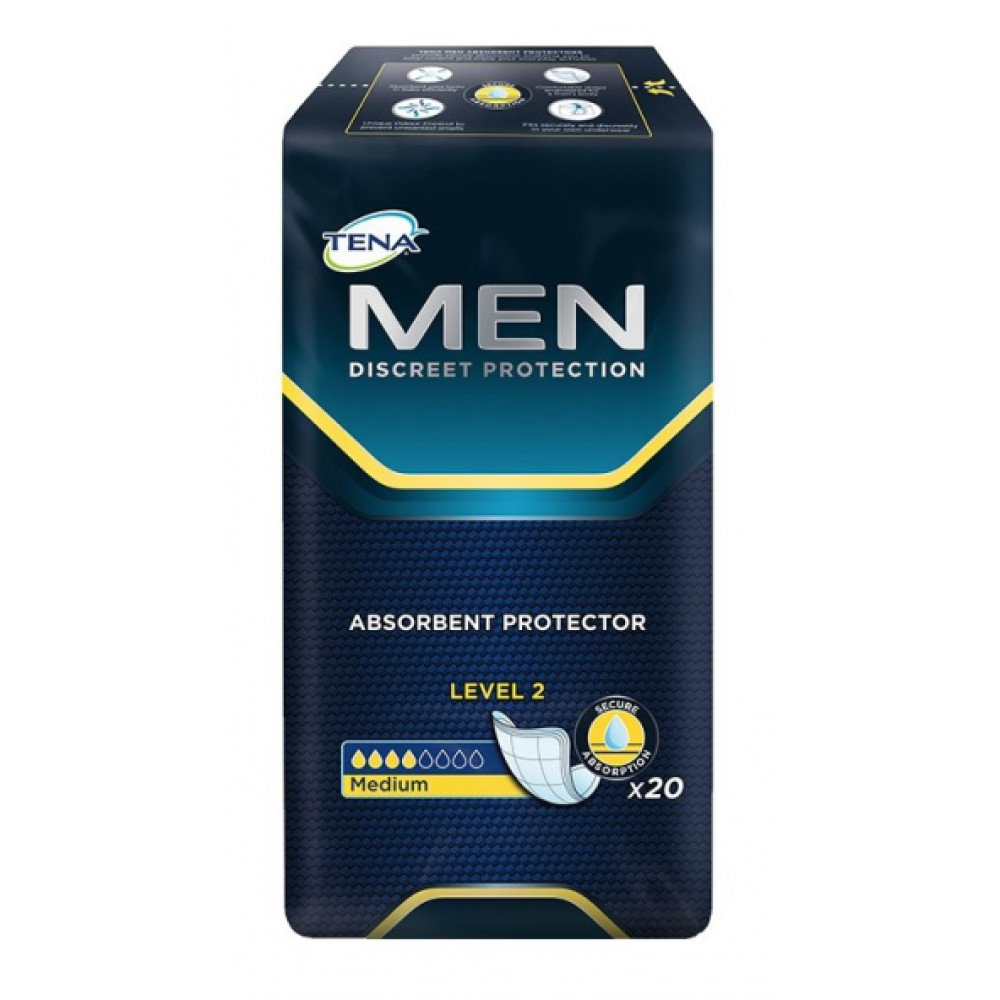 Tena Men Level 2 Erkek Mesane Pedi 20Li Paket Hasta Bezleri ve Temizliği Fiyatı