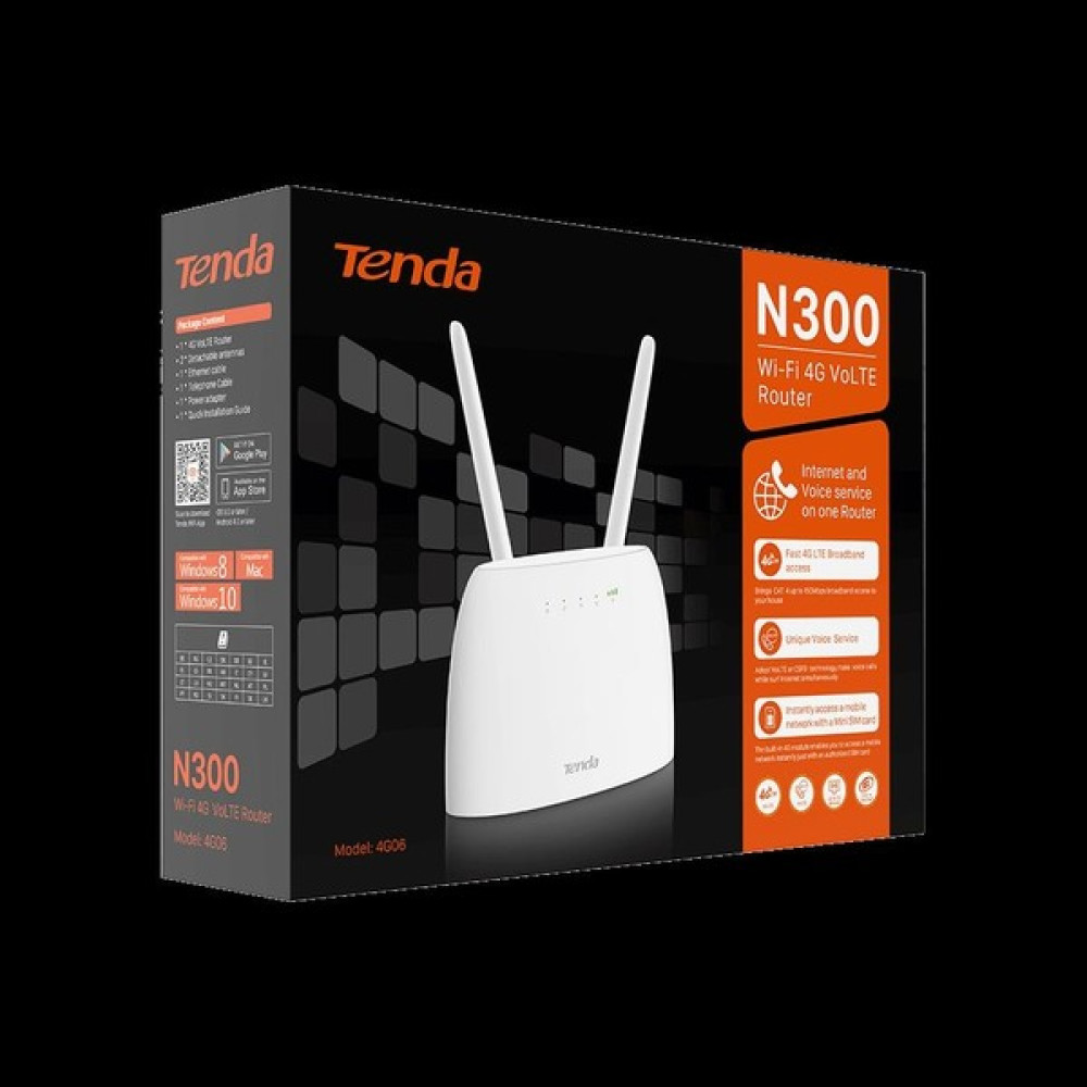 Tenda 4G06 N300 Wi-Fi 4g Volte Router Modem Fiyatı
