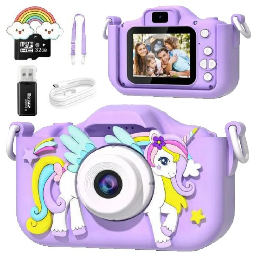 Tengda Mini Kamera Erkek/kız Çocuk Kamera Oyuncak, Çocuklar Dijital Kamera, 32G Sd Kartlı Yürümeye Başlayan Çocuk Videosu, Noel Doğum Günü Hediyele... Eğitici Oyuncak Fiyatı