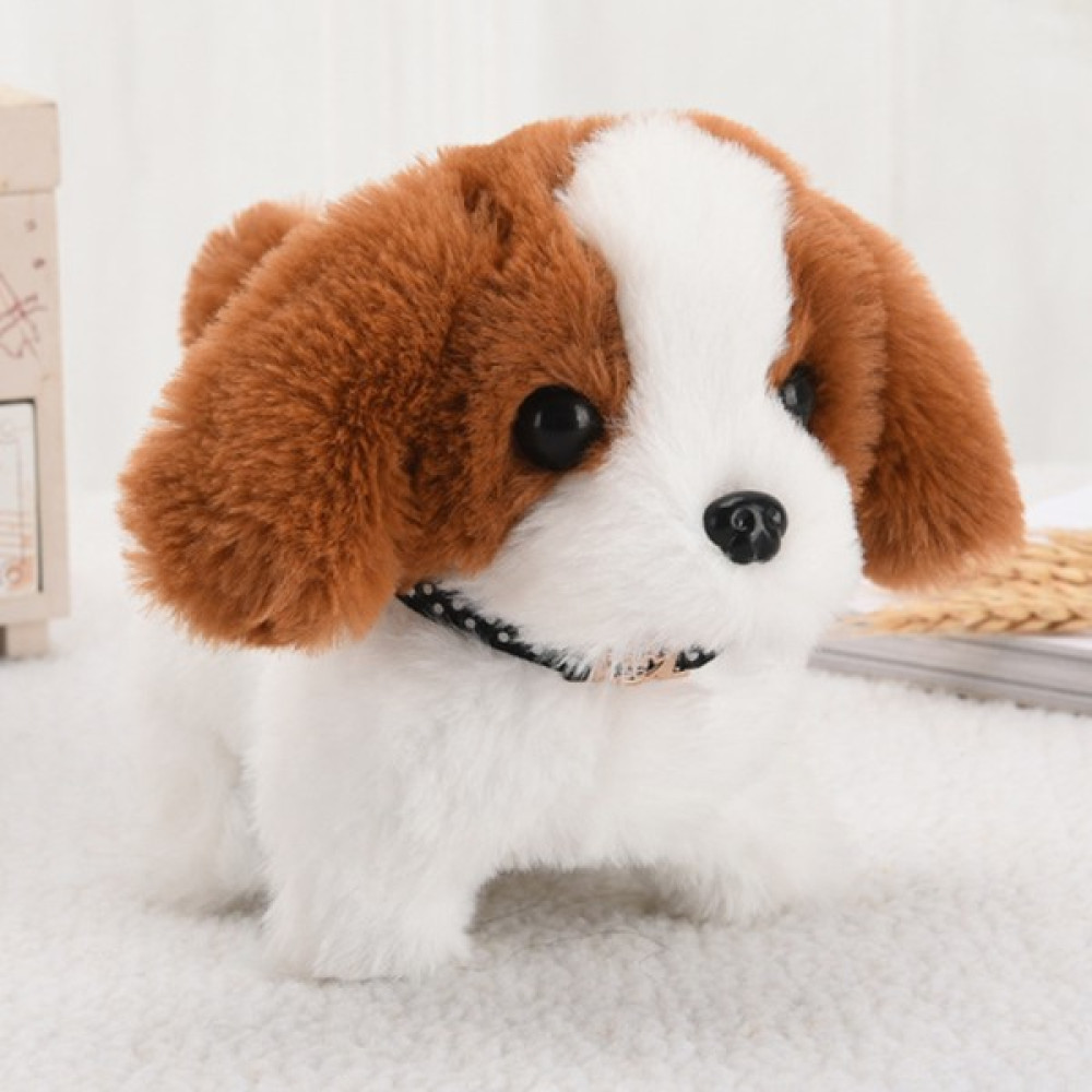 Tenghuishiye Elektrikli Peluş Köpek Bebek Kafa Sallama Havlayan Kuyruk Sallama Doldurulmuş Sarılma Oyuncak (Yurt Dışından) - Huş Peluş Oyuncaklar Fiyatı