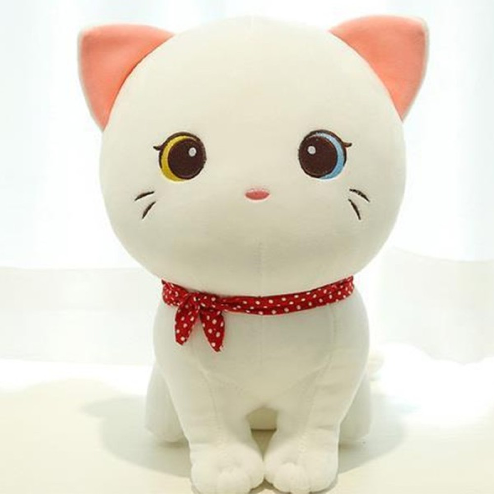 Tenghuishiye Karikatür Kedi Peluş Bebek Sevimli Doldurulmuş Yavru Kedi Paçavra Oyuncak (Yurt Dışından) - Beyaz - Gümüş Oto Boyaları Fiyatı