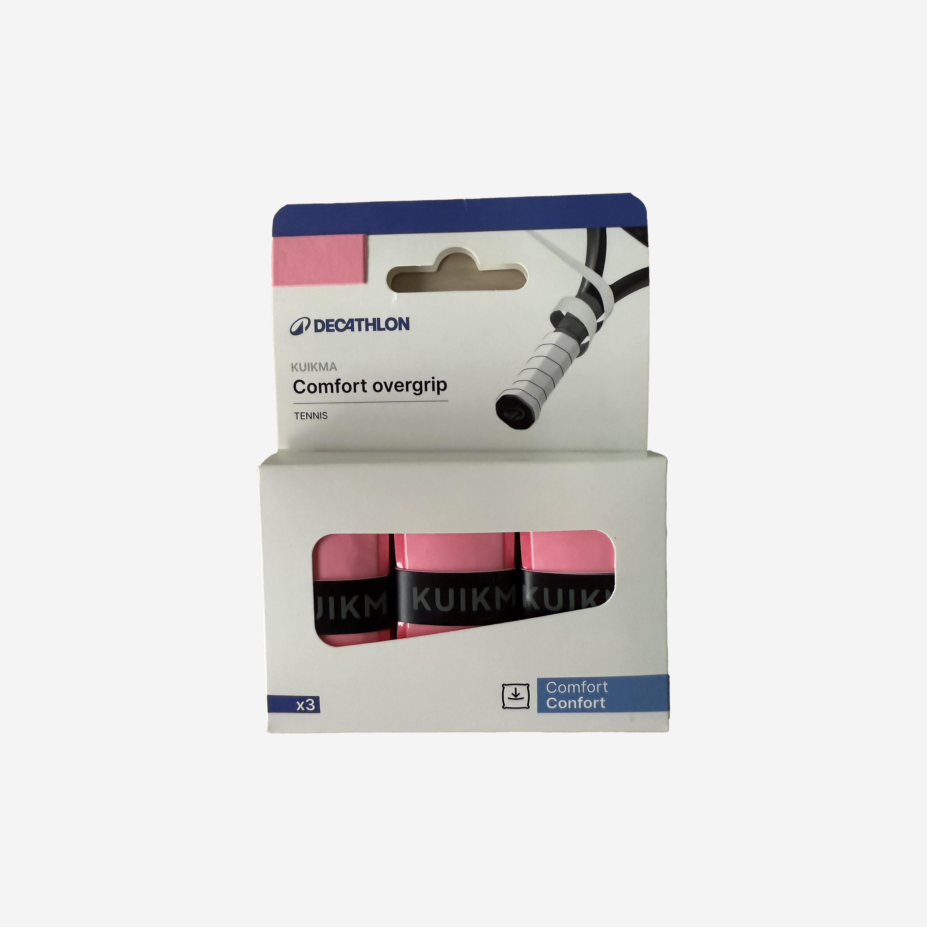 Tenis Overgrip - 3 Adet - Pembe - COMFORT Tenis & Badminton Fiyatı