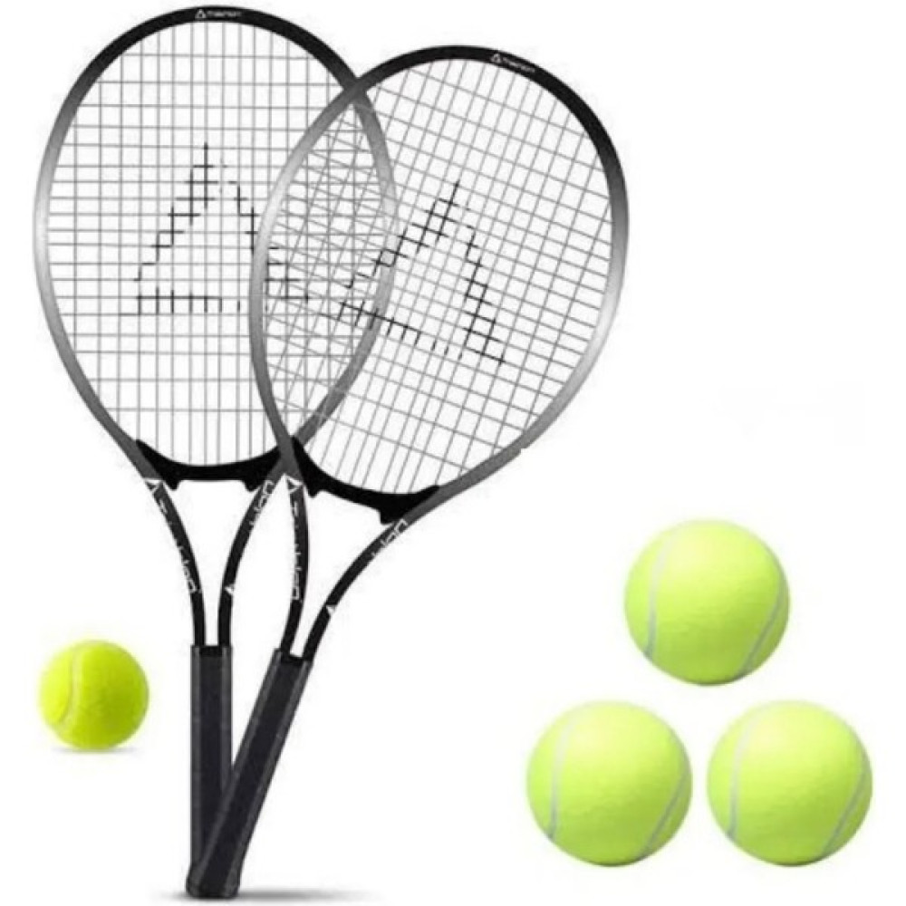 Tenis Raketi Seti 3 Adet Tenis Topu - tek ebat - Mavi - Siyah Oto Boyaları Fiyatı