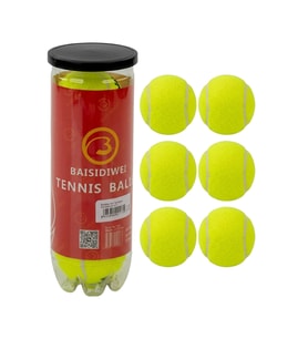 Tenis Topu 6’lı Set Antrenman ve Maç İçin Dayanıklı Toplar Dalış Malzemeleri Fiyatı