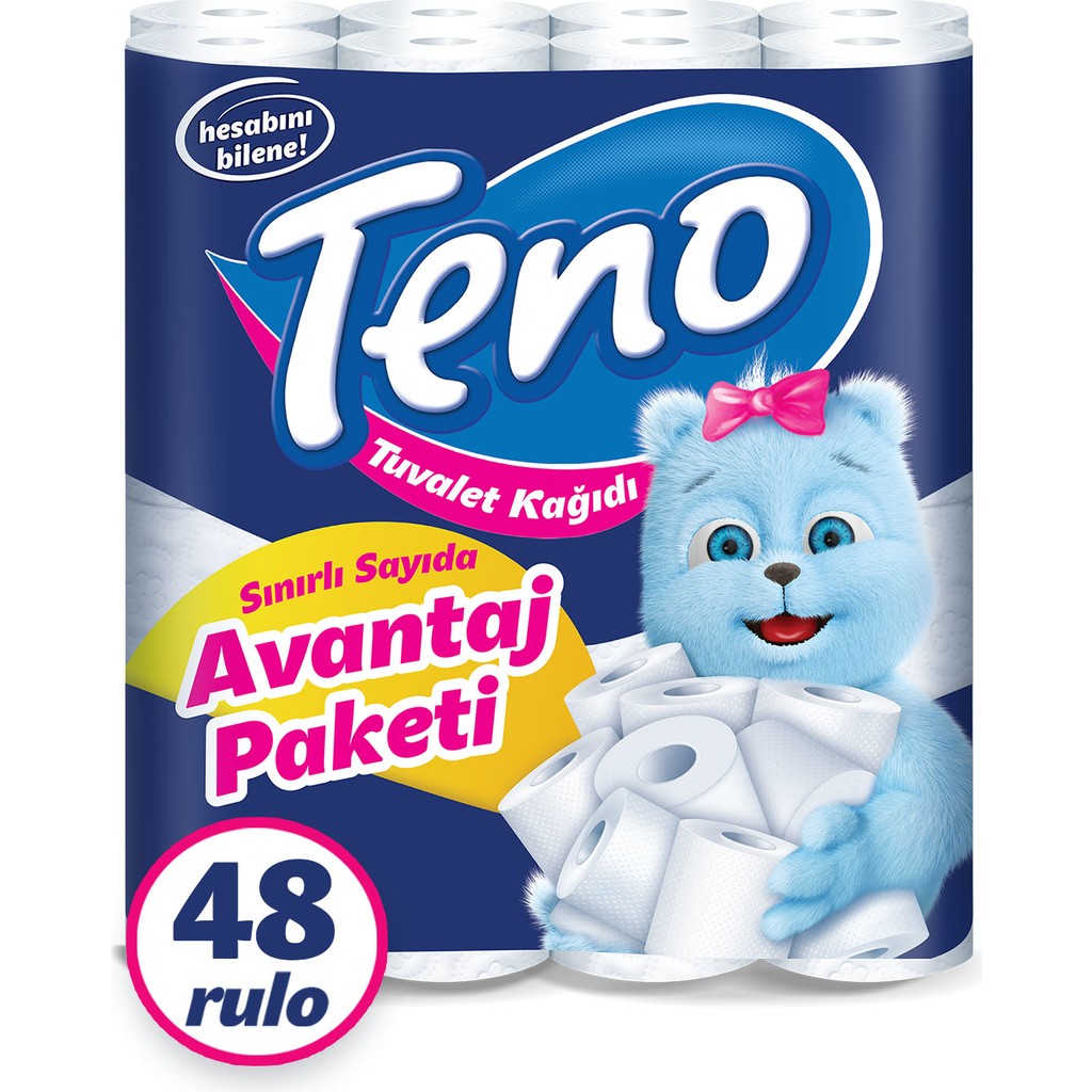 Teno 48 Rulo Avantaj Paket Tuvalet Kağıdı 2 Katlı Yüksek Emicilik Özelliği ile Ekonomik Seçim SSD / Solid State Drive Fiyatı